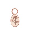 Water Lily Birth Flower Silver Charms CH-341